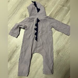Girls Dinosaur Hooded One Piece